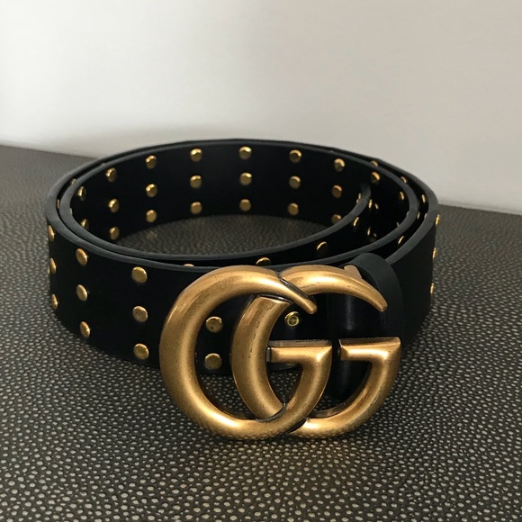studded gucci belt